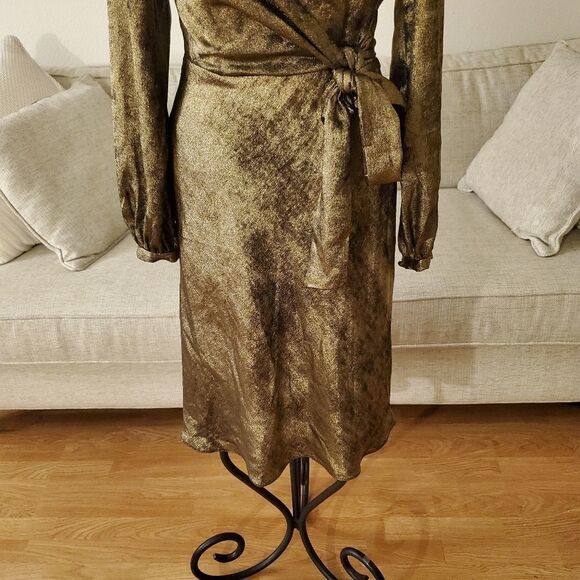 RALPH LAUREN Womens V- Neck Wrap Dress  - Picture 5 of 15